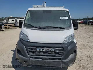 2023 Ram ProMaster Cargo Van with VIN 3C6LRVAG9PE545344, listed as a Copart auction lot 52437975 with 11,569 mi miles and Salvage Title. Bid and sale history available at carsss.com. Image 5.