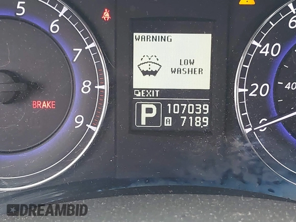 2011 Infiniti EX Journey with VIN JN1AJ0HP0BM800525, listed as a IAAI auction lot 41626101 with 107,039 mi miles. Bid and sale history available at carsss.com. Image 15.