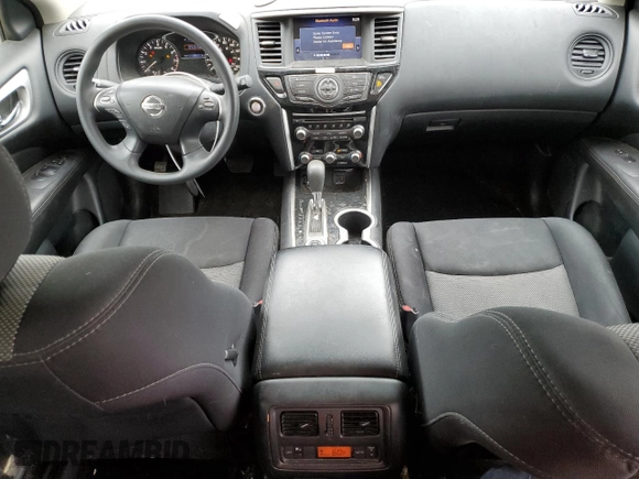 2019 Nissan Pathfinder S with VIN 5N1DR2MM7KC579940, listed as a Copart auction lot 47965875 with 78,477 mi miles and Salvage title. Bid and sale history available at DreamBid. Image 8.