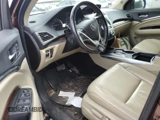 2017 Acura MDX with VIN 5FRYD4H32HB000638, listed as a Copart auction lot 71590044 with 177,372 mi miles and Salvage Title. Bid and sale history available at carsss.com. Image 8.