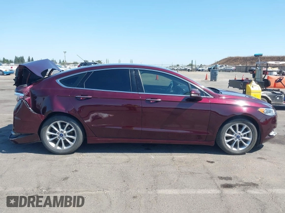 2017 Ford Fusion SE with VIN 3FA6P0HDXHR177878, listed as a IAAI auction lot 42610959 with 97,242 mi miles and . Bid and sale history available at DreamBid. Image 14.