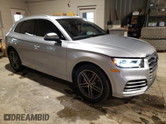 2018 Audi SQ5 Premium Plus with VIN WA1A4AFY6J2197350, listed as a Copart auction lot 78088293 with 43,553 mi miles and . Bid and sale history available at DreamBid. Image 4.