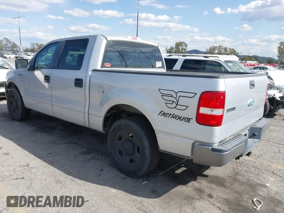 2008 Ford F-150 XL with VIN 1FTRW12W48FA15882, listed as a IAAI auction lot 41968857 with 214,787 mi miles. Bid and sale history available at carsss.com. Image 3.