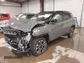 2022 Jeep Compass High Altitude with VIN 3C4NJDCB3NT144370, listed as a IAAI auction lot 41608243 with 20,610 mi miles and . Bid and sale history available at DreamBid. Image 17.