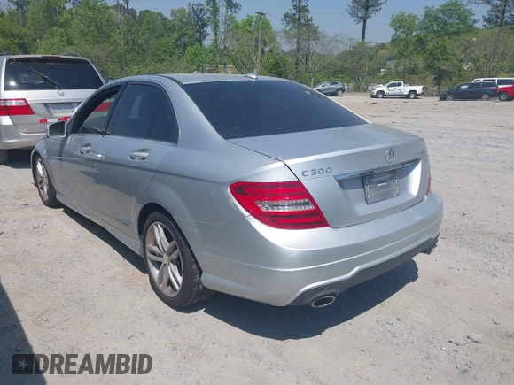 2012 Mercedes-Benz C-Class C 300 Sport with VIN WDDGF8BB2CR205819, listed as a IAAI auction lot 42074242 with 195,359 mi miles. Bid and sale history available at carsss.com. Image 3.
