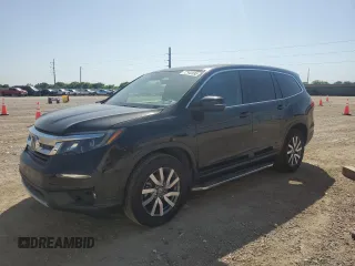 2019 Honda Pilot EX-L z VIN 5FNYF6H50KB100138, wystawiony jako Copart lot #52942035 z przebiegiem 25 436 mil mil oraz Czysty tytuł • Clean title. Historia ofert i sprzedaży dostępna na DreamBid. Obrazek 1.