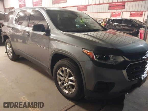 2020 Chevrolet Traverse LS with VIN 1GNERLKW5LJ153784, listed as a IAAI auction lot 41157698 with 94,672 mi miles. Bid and sale history available at carsss.com. Image 1.