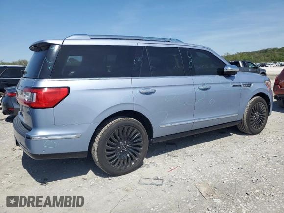 2020 Lincoln Navigator Black Label with VIN 5LMJJ2TT8LEL01327, listed as a Copart auction lot 53777725 with 56,182 mi miles and Salvage title. Bid and sale history available at DreamBid. Image 3.