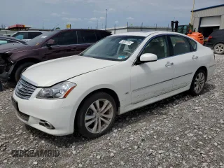 2010 Infiniti M with VIN JN1CY0ARXAM961446, listed as a Copart auction lot 55397704 with 151,939 mi miles and Salvage Title. Bid and sale history available at carsss.com. Image 1.