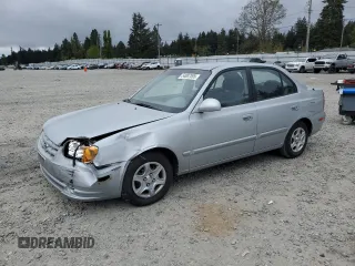 2005 Hyundai Accent GLS z VIN KMHCG45C75U639281, wystawiony jako Copart lot #54887095 z przebiegiem 136 090 mil mil oraz Szkody całkowita. Historia ofert i sprzedaży dostępna na DreamBid. Obrazek 1.