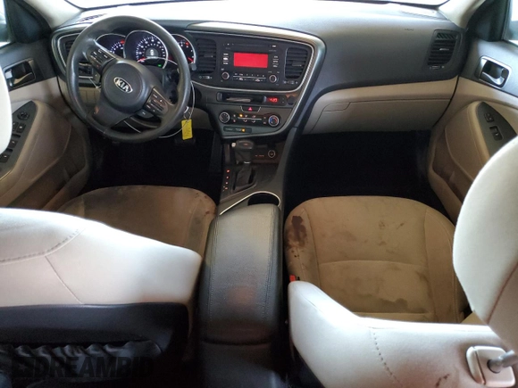 2014 Kia Optima LX with VIN 5XXGM4A79EG321207, listed as a Copart auction lot 61199415 with 150,485 mi miles and Salvage title. Bid and sale history available at DreamBid. Image 8.