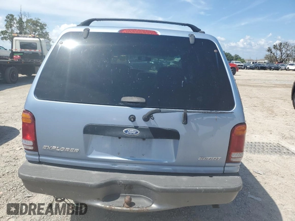 1998 Ford Explorer Sport with VIN 1FMYU22X6WUA20814, listed as a Copart auction lot 68060284 with 180,785 mi miles and Clean title. Bid and sale history available at DreamBid. Image 6.
