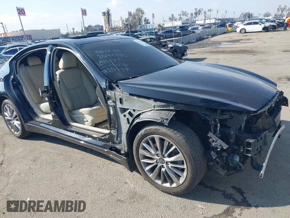 2018 Infiniti Q50 Sport with VIN JN1EV7AP3JM359867, listed as a IAAI auction lot 41455142 with 55,897 mi miles and . Bid and sale history available at carsss.com. Image 6.