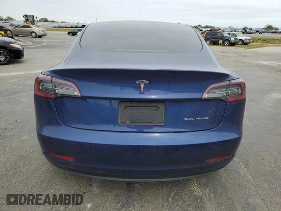 2023 Tesla Model 3 Long Range with VIN 5YJ3E1EB0PF388986, listed as a Copart auction lot 49823045 with 93,870 mi miles and Salvage Title. Bid and sale history available at DreamBid. Image 6.