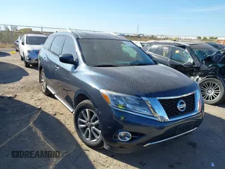 2015 Nissan Pathfinder SV z VIN 5N1AR2MN6FC705948, wystawiony jako IAAI lot #40658599 z przebiegiem 116 956 mil mil oraz . Historia ofert i sprzedaży dostępna na DreamBid. Obrazek 1.