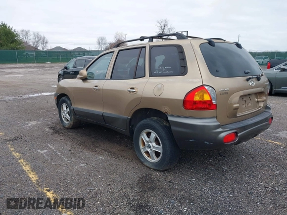 2004 Hyundai Santa Fe GLS with VIN KM8SC13E74U685895, listed as a IAAI auction lot 41813226 with 195,217 mi miles. Bid and sale history available at carsss.com. Image 3.