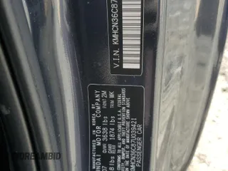 2007 Hyundai Accent SE with VIN KMHCN36C87U039421, listed as a Copart auction lot 49976915 with 182,626 mi miles and Salvage Title. Bid and sale history available at carsss.com. Image 12.