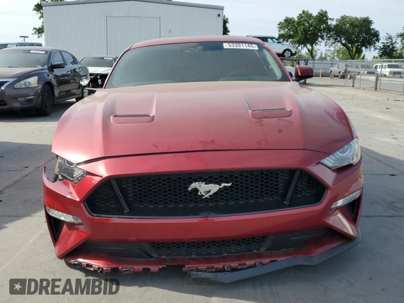 2019 Ford Mustang GT z VIN 1FA6P8CF5K5178437, wystawiony jako Copart lot #53391145 z przebiegiem 37 010 mil mil oraz Szkody całkowita. Historia ofert i sprzedaży dostępna na DreamBid. Obrazek 5.