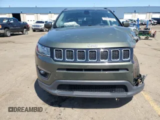 2017 Jeep Compass Latitude with VIN 3C4NJDBB1HT639818, listed as a Copart auction lot 53510575 with 107,425 mi miles and Clean Title. Bid and sale history available at carsss.com. Image 5.