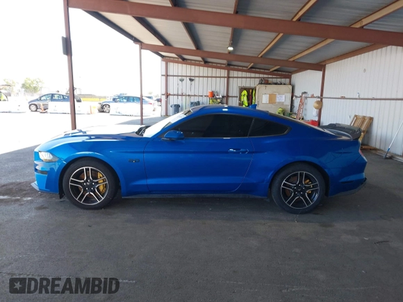2021 Ford Mustang GT with VIN 1FA6P8CFXM5101257, listed as a IAAI auction lot 42207879 with 37,036 mi miles and . Bid and sale history available at DreamBid. Image 14.