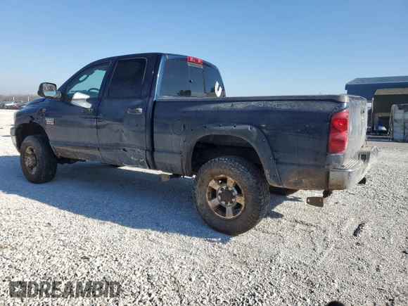 2007 Dodge Ram 2500 SLT with VIN 1D7KS28C87J551476, listed as a Copart auction lot 87764525 with 196,657 mi miles and Salvage Title. Bid and sale history available at carsss.com. Image 2.