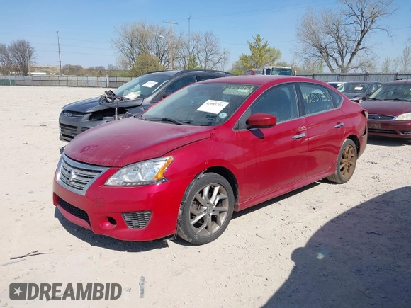 2014 Nissan Sentra S with VIN 3N1AB7AP8EL620899, listed as a IAAI auction lot 42051753 with 126,113 mi miles and . Bid and sale history available at DreamBid. Image 2.