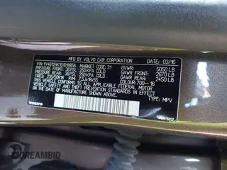 2016 Volvo V60 Cross Country T5 with VIN YV4612HK1G1018856, listed as a IAAI auction lot 41033744 with 120,451 mi miles. Bid and sale history available at carsss.com. Image 9.