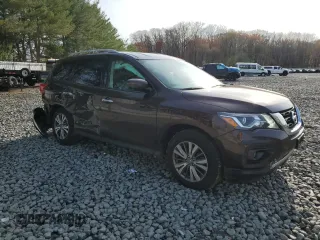 2019 Nissan Pathfinder SL with VIN 5N1DR2MM3KC611962, listed as a Copart auction lot 52697465 with 53,768 mi miles and Salvage Title. Bid and sale history available at carsss.com. Image 4.