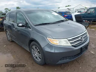 2012 Honda Odyssey EX-L с VIN 5FNRL5H62CB027162, выставлен на аукционе IAAI как лот 42321740 с пробегом 195 980 миль миль и . История ставок и продаж доступна на DreamBid. Изображение 1.