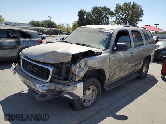2003 GMC Yukon SLT with VIN 1GKEK13T83J116948, listed as a Copart auction lot 69048594 with 0 mi miles and Salvage Title. Bid and sale history available at carsss.com. Image 1.