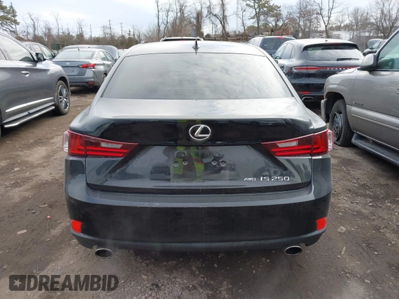 2014 Lexus IS 250 with VIN JTHCF1D21E5011420, listed as a IAAI auction lot 41492163 with 102,088 mi miles. Bid and sale history available at carsss.com. Image 16.