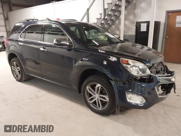 2016 Chevrolet Equinox LTZ with VIN 2GNALDEK9G1109267, listed as a IAAI auction lot 40998084 with 89,384 mi miles. Bid and sale history available at carsss.com. Image 1.