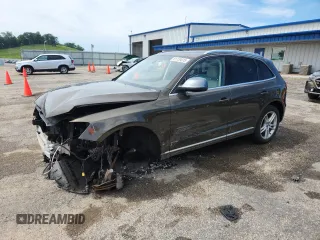 2014 Audi Q5 Premium Plus with VIN WA1LFAFP1EA026298, listed as a Copart auction lot 61729075 with 124,165 mi miles and Non repairable. Bid and sale history available at DreamBid. Image 1.