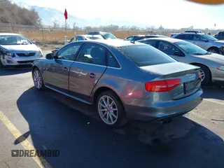 2014 Audi A4 Premium Plus with VIN WAUFFAFL3EN000713, listed as a IAAI auction lot 41640386 with 141,043 mi miles. Bid and sale history available at carsss.com. Image 3.