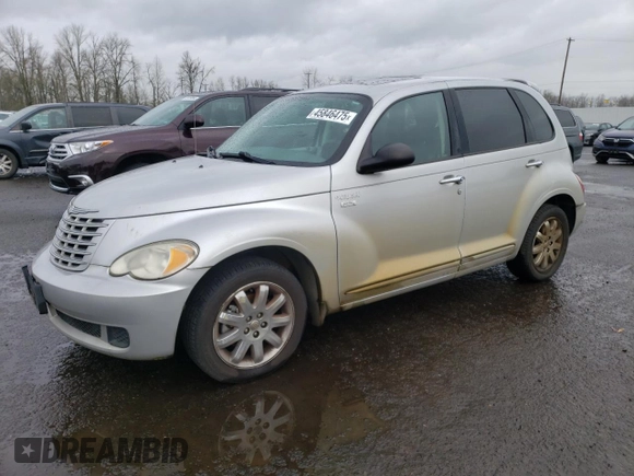 2007 Chrysler PT Cruiser Touring with VIN 3A8FY58B07T527645, listed as a Copart auction lot 58955135 with 85,537 mi miles and Salvage title. Bid and sale history available at DreamBid. Image 1.
