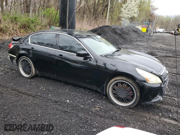 2012 Infiniti G25 x z VIN JN1DV6AR8CM861056, wystawiony jako Copart lot #51791045 z przebiegiem Nie podano mil oraz Szkoda całkowita • Salvage title. Historia ofert i sprzedaży dostępna na DreamBid. Obrazek 4.