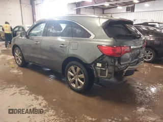 2016 Acura MDX w/Advance with VIN 5FRYD4H93GB035756, listed as a IAAI auction lot 41479717 with 81,303 mi miles. Bid and sale history available at carsss.com. Image 3.