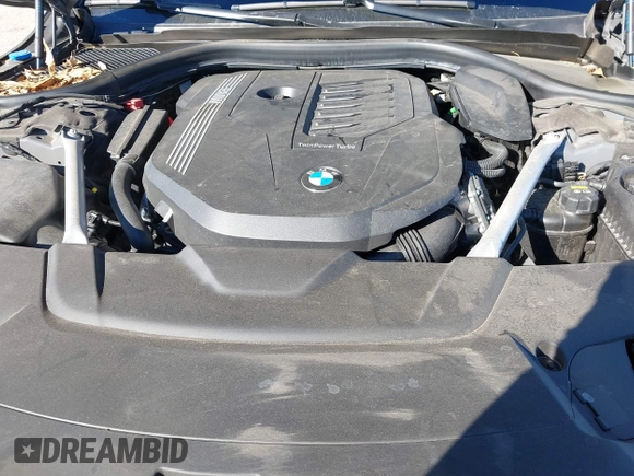 2022 BMW 7 Series 740i with VIN WBA7T2C06NCK24468, listed as a IAAI auction lot 41482722 with 1 mi miles. Bid and sale history available at carsss.com. Image 10.