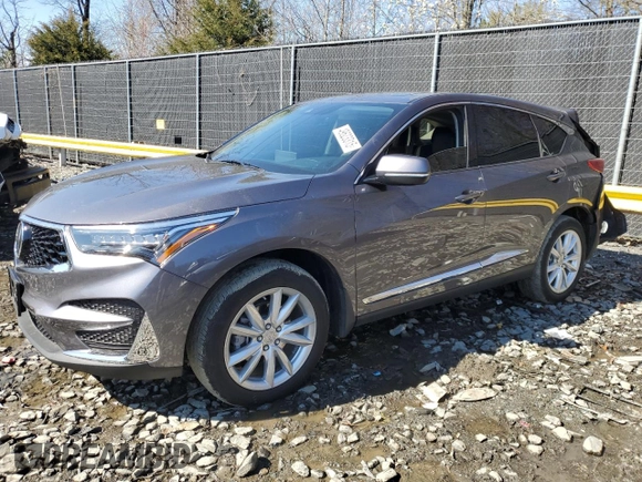 2019 Acura RDX with VIN 5J8TC2H34KL038509, listed as a Copart auction lot 49623315 with 23,648 mi miles and Salvage title. Bid and sale history available at DreamBid. Image 1.