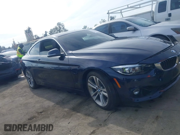 2019 BMW 4 Series 430i with VIN WBA4W3C52KAF92233, listed as a IAAI auction lot 41472809 with 41,279 mi miles and . Bid and sale history available at DreamBid. Image 12.