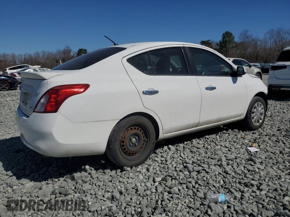 2014 Nissan Versa SV with VIN 3N1CN7AP4EL804009, listed as a Copart auction lot 48556215 with 146,875 mi miles and Salvage Title. Bid and sale history available at carsss.com. Image 3.