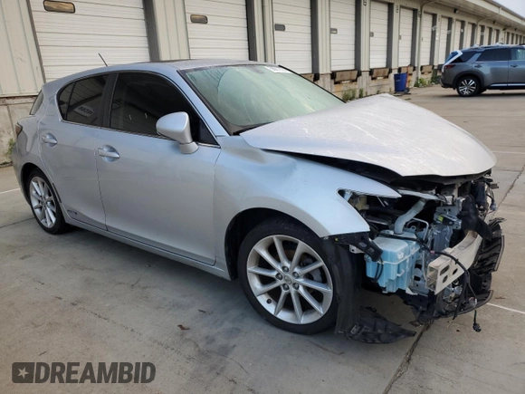 2011 Lexus CT 200h with VIN JTHKD5BH1B2007946, listed as a Copart auction lot 57855695 with 156,124 mi miles and Non repairable. Bid and sale history available at DreamBid. Image 4.