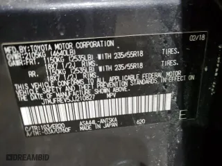 2018 Toyota RAV4 SE with VIN JTMJFREV5JJ210827, listed as a Copart auction lot 45772895 with 125,526 mi miles and Salvage Title. Bid and sale history available at carsss.com. Image 13.