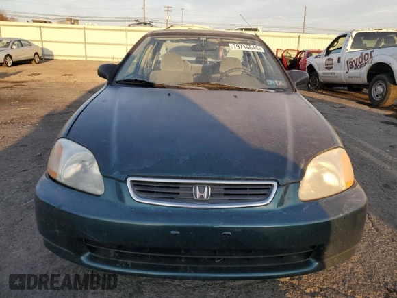 1998 Honda Civic EX with VIN 2HGEJ8642WH603856, listed as a Copart auction lot 79716844 with 175,660 mi miles and Clean Title. Bid and sale history available at carsss.com. Image 5.