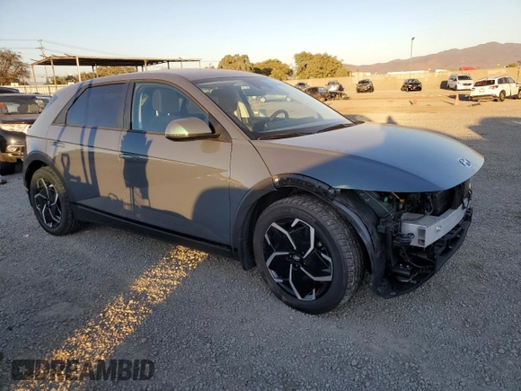 2023 Hyundai Ioniq 5 SE with VIN KM8KMDAFXPU164443, listed as a Copart auction lot 87894615 with 10,567 mi miles and Salvage title. Bid and sale history available at DreamBid. Image 4.