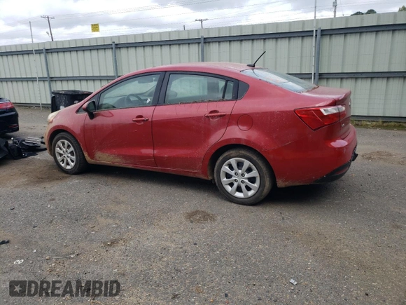 2013 Kia Rio LX with VIN KNADM4A32D6124776, listed as a Copart auction lot 54797625 with 135,217 mi miles and Clean Title. Bid and sale history available at carsss.com. Image 2.