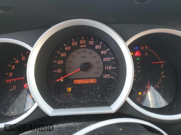 2008 Toyota Tacoma PreRunner with VIN 3TMJU62N68M061687, listed as a Copart auction lot 82674384 with 134,678 mi miles and Non Repairable. Bid and sale history available at carsss.com. Image 9.