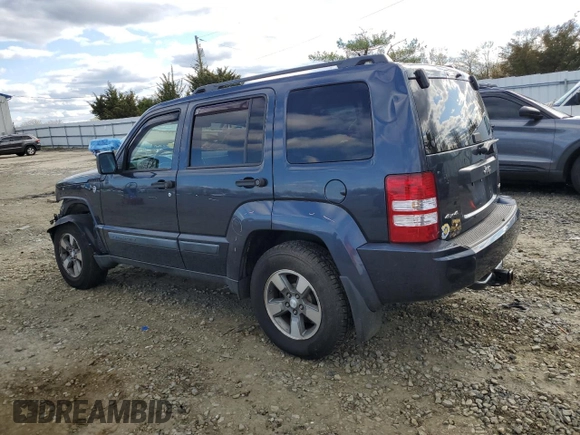 2008 Jeep Liberty Sport with VIN 1J8GN28K98W253689, listed as a Copart auction lot 53069125 with 191,623 mi miles and Salvage Title. Bid and sale history available at carsss.com. Image 2.