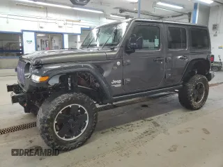 2018 Jeep Wrangler Unlimited Sport with VIN 1C4HJXDG9JW182571, listed as a Copart auction lot 54268915 with 83,230 mi miles and Clean title. Bid and sale history available at DreamBid. Image 1.