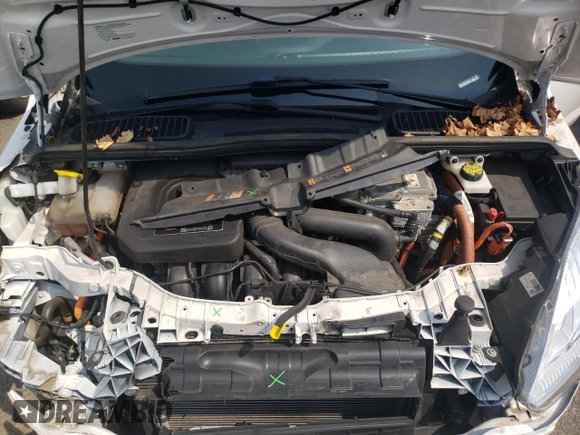 2017 Ford C-Max Energi Titanium with VIN 1FADP5FU3HL105023, listed as a Copart auction lot 65458784 with 64,443 mi miles and Salvage Title. Bid and sale history available at carsss.com. Image 12.